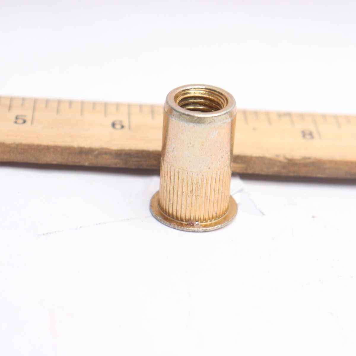 Rivet Nut Yellow Zinc 7/16-14