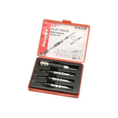 Trend Snap / Flip / Set Scatto Autista Set, 4 Pezzi TRESNAPFLIP