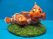 Nemo & Marlin 6" Resin Finding Nemo Aquarium Ornament Penn Plax NMR23 