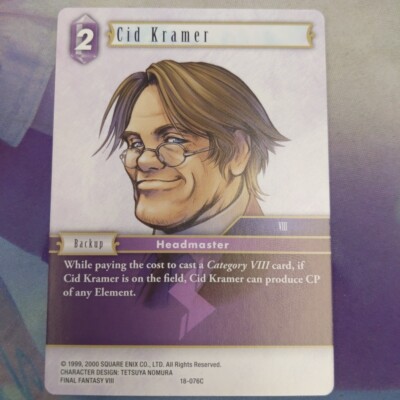 最終売り切り!!!! SEVGrand Power F Final Fantasy TCG Resurgence Of Power Cid Kramer 18-076C | eBay