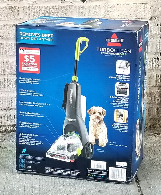 BISSELL Turboclean Powerbrush Pet Upright Carpet Cleaner ...