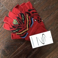 New Sweet Turns Ski Apparel Alpaca Blend  Fleece Lined Fingerless Gloves NWT