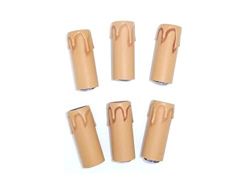 Prometeo Electronics Kit 6 portalampade E14 finta candela antichizzata (i6m)