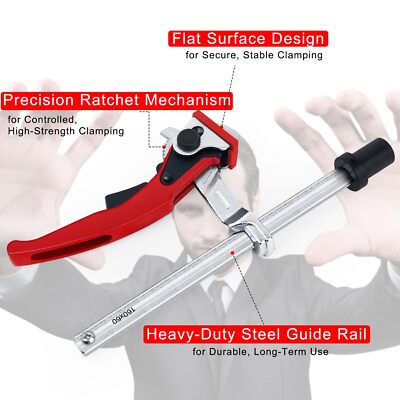 2x Bench Dog Clamp + 4x Bench Dogs 3/4 Inch - Houtbewerking Bankschroef Set Met Ratelsleutel