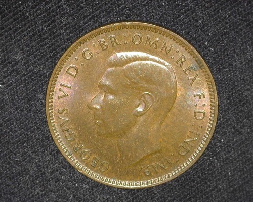GREAT BRITAIN 1938 FARTHING KM843 CHOICE UNCIRCULATED  ~FCS-326 - Picture 2 of 2