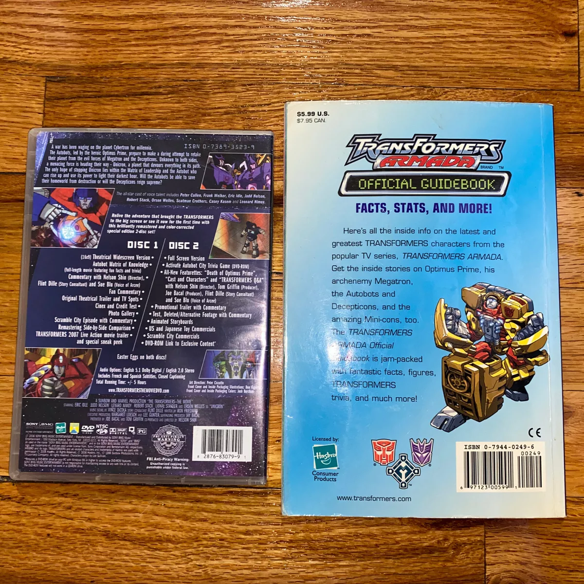 TRANSFORMERS THE MOVIE 20th Anniversary 2 DVD W/ insert comic &