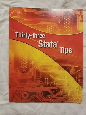 Thirty-Three Stata Tips by Nicholas J. Cox