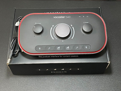 Focusrite Vocaster Two USB-C Audio 2-Channel Podcast Audio Interface - MOAC0002
