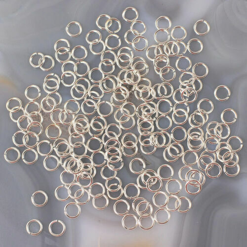 Sprungringe Rund Offener Schmuck Silber Gold Verbinder Zinn Fundstücke 5 mm 6 mm 7 mm - Bild 23 von 88