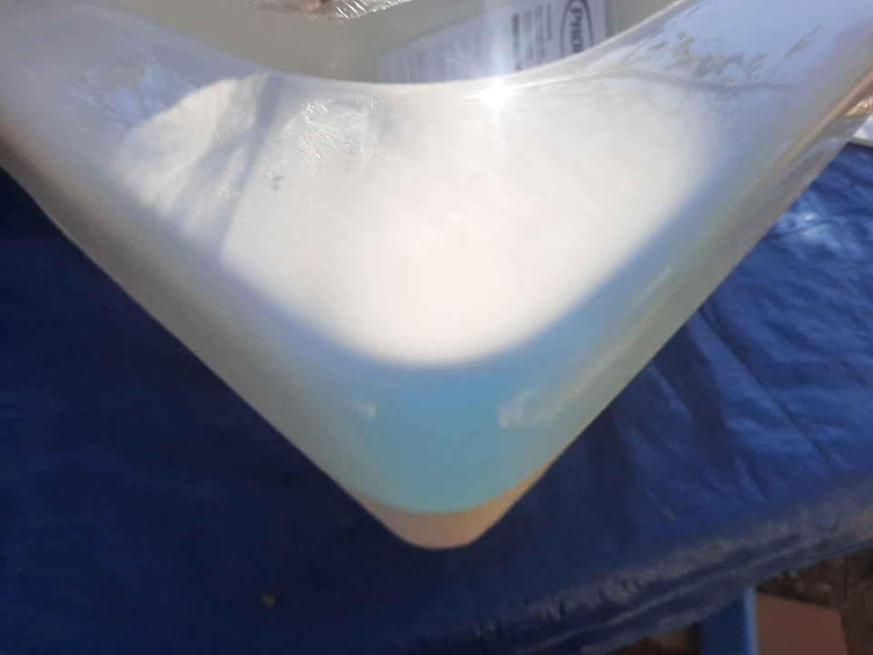 Pia de lavanderia de acrílico PROFLO PFALS2522WH 25" drop-in ou undermount bacia única - Imagem 4 de 4