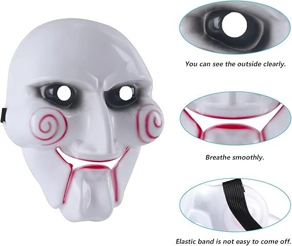 Jigsaw Mask For Party /Cosplay/ Fancy Dress - Image 3 of 4