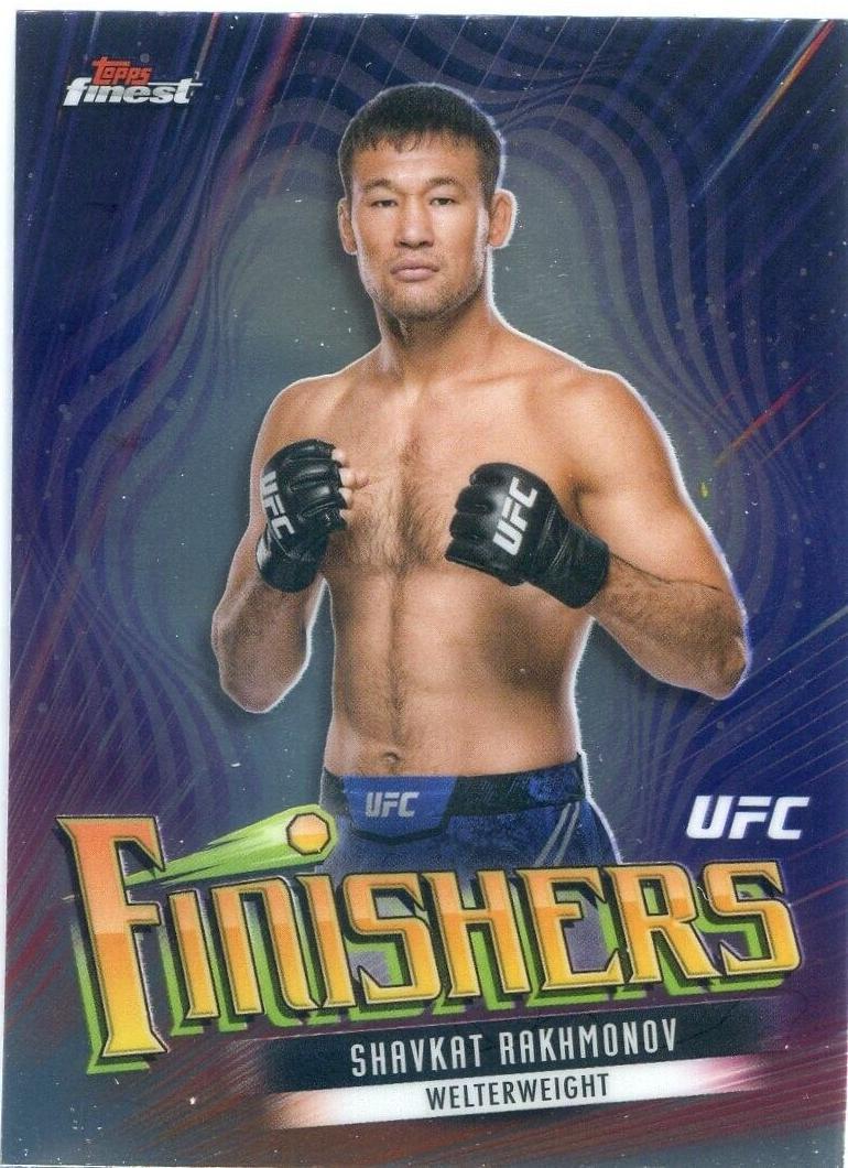 ufc 無敗　ラクモノフ　カード 2024 Topps Finest UFC - Shavkat Rakhmonov #FIN-12 for sale | eBay
