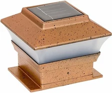 1 Piece 4"X4" Garden Solar Post Deck Cap Square Fence Light Mount Plastic LED