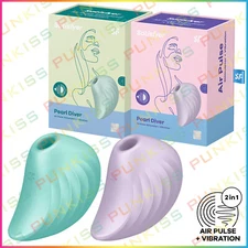 Satisfyer Pearl Diver Vibrator💋Air Pulse Clitoral Massager Sex Toy for Women