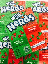 Wonka Nerds Wild Cherry & Watermelon 20 Packs...