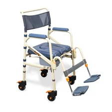 ShowerBuddy SB7e  Travel folding shower commode  chair (OPEN BOX)