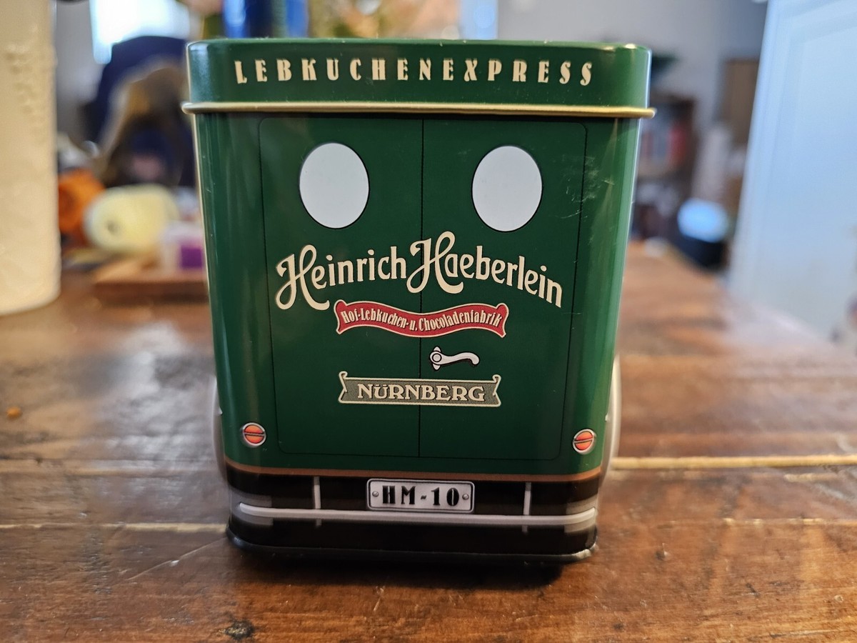 VINTAGE Heinrich Haeberlein of Nurnberg Empty Tin Truck w/ Working
