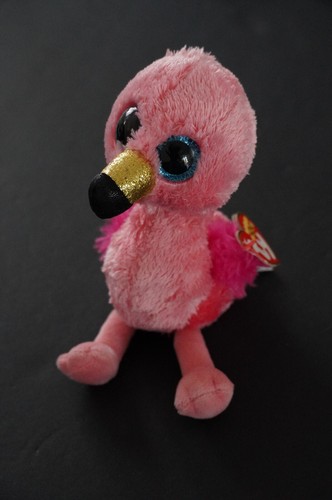 TY BEANIE BOOS GILDA THE PINK FLAMINGO PLUSH #2