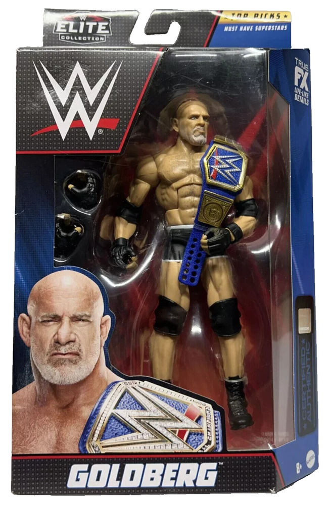 2021 WWE Elite Collection Top Picks GOLDBERG Action Figure & Belt FREE SHIPPING!