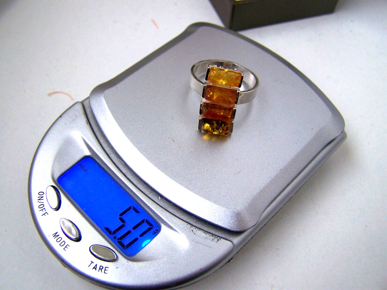 ABSTRACT MODERNIST 925 SOLID STERLING SILVER GREE… - image 10