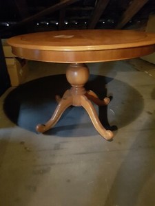 Esstisch Massiv Rund Zum Ausziehen Ebay