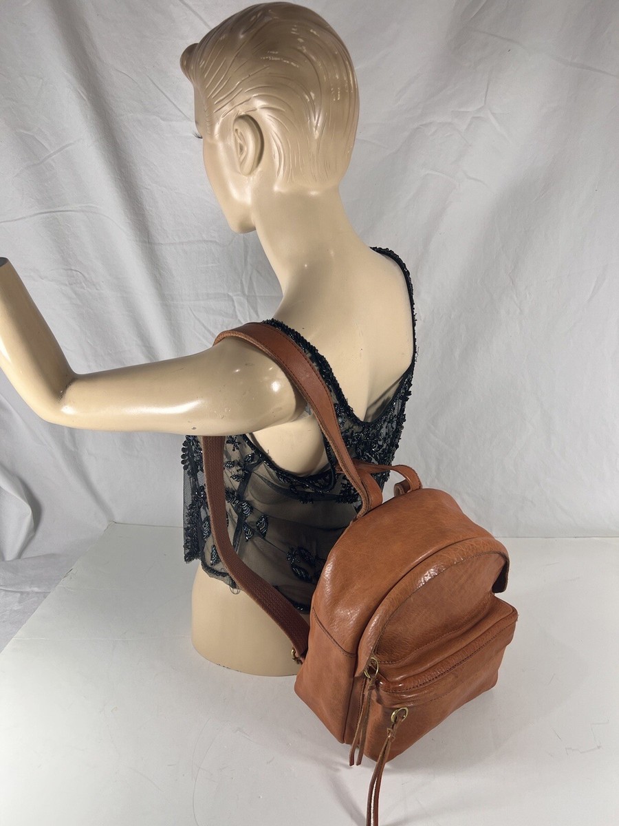 MADEWELL Tan Leather Small Backpack Bag | eBay display picture 1