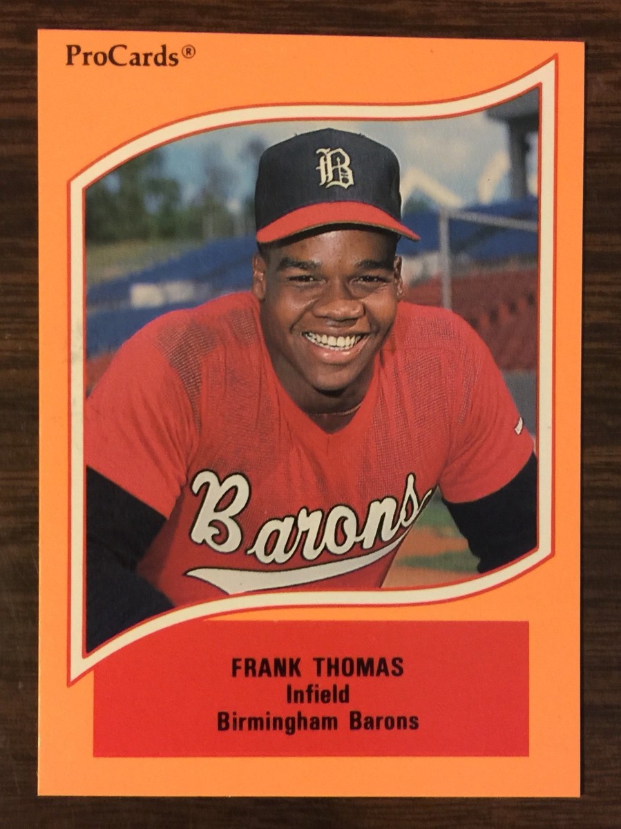 1990 Pro Cards #46 FRANK THOMAS Birmingham Barons HOF Card