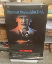 WITNESS, ORIGINAL MOVIE POSTER, 1985, 27x41 HARRISON FORD, Peter Weir