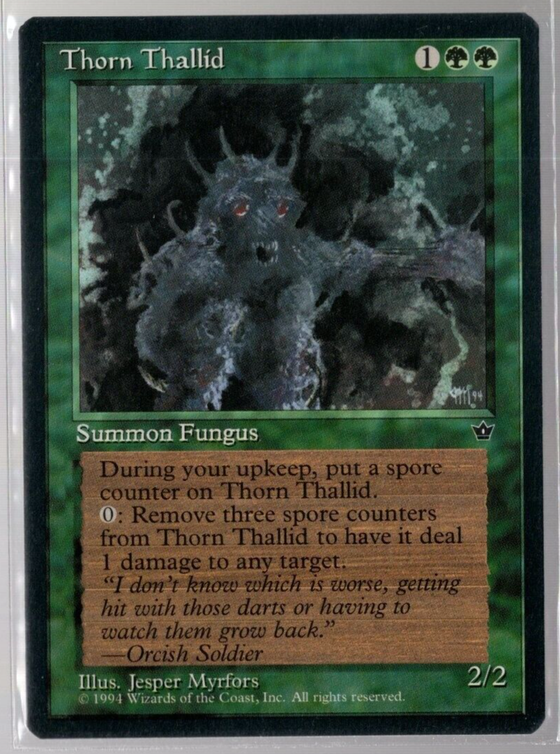 Thorn Thallid (Myrfors) Vintage Common Fallen Empires Magic The Gathering NM