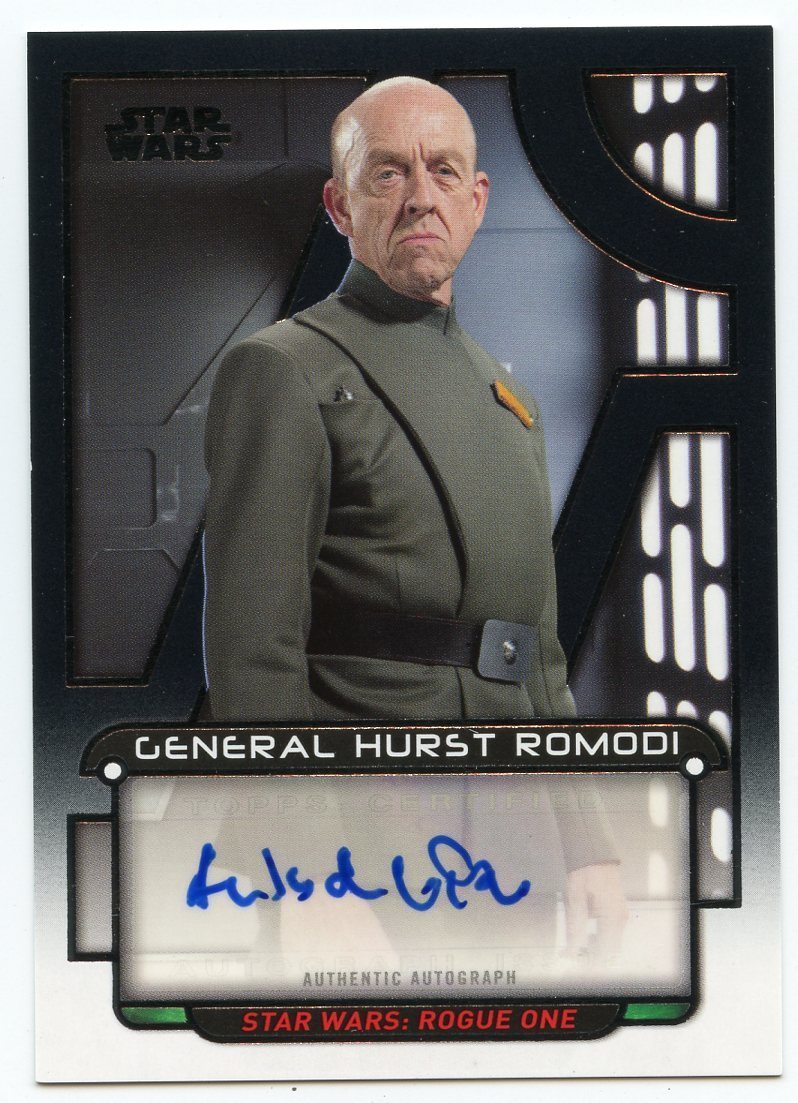 2018 Topps Star Wars Galactic Files AUTO/Autograph - ANDY De