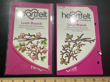 Heartfelt Creations - Leafy Branch - Cling Stamps And Die Set used 