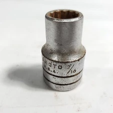 Proto 1/2 Drive 7/16 Socket 12-point 5414