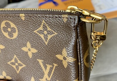 Louis Vuitton Monogram Mini Pochette Accessories Made in France