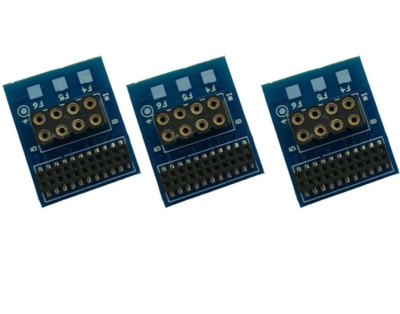 DCC Concepts ~ 6 Function ~ 21 Pin to 8 Pin Adapter ~ 3 Pack ~ DCC-218.6-3