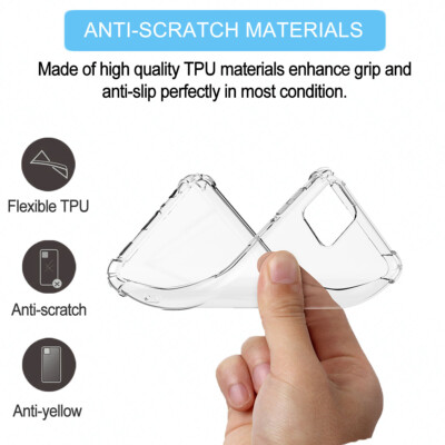 Case Cover Slim Clear Shell Screen Protector For Samsung Galaxy