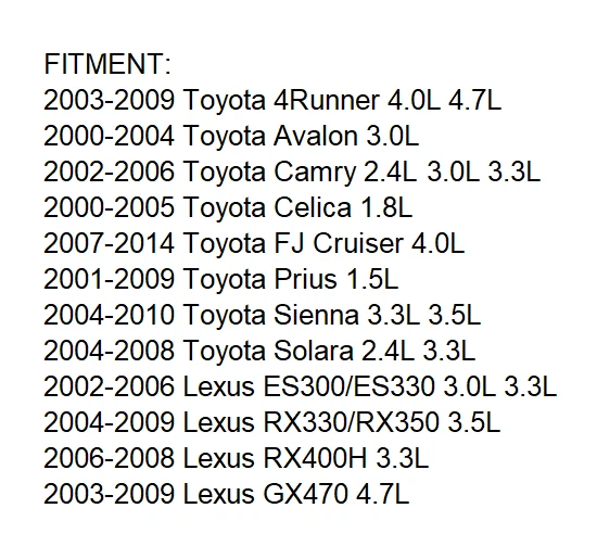 Filtro de aire de cabina de carbono C20025C para Toyota Solara 2004-2008 2,4 L 3,3 L especificaciones originales Foto 2 de 2