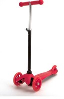 Tip Kinder Roller 3 Rad Scooter Cityroller Tretroller Verstellbar Rot