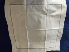 D Porthault Square Sham Embroidered (100% Cotton Percale) 25´´ X 25´´ Brand New!