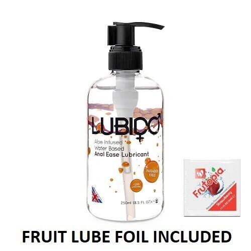 Anal Lubricant Lubido Anal Ease 250ml Silky Soothing Lube CONDOM SAFE SEX LUBE - Picture 1 of 4