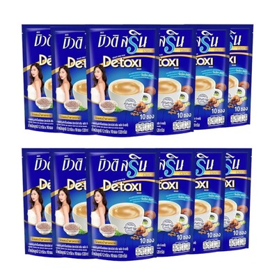 Beauti Srin Plus Detoxi Instant Coffee Weight Management  Mix Fiber Detox  x12