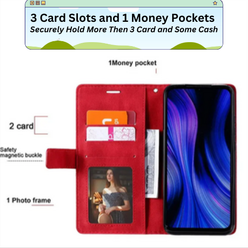 For iPhone 16 15 Pro ProMax Plus Flip Leather Case Magnetic Cover with Strap - Picture 4 of 15