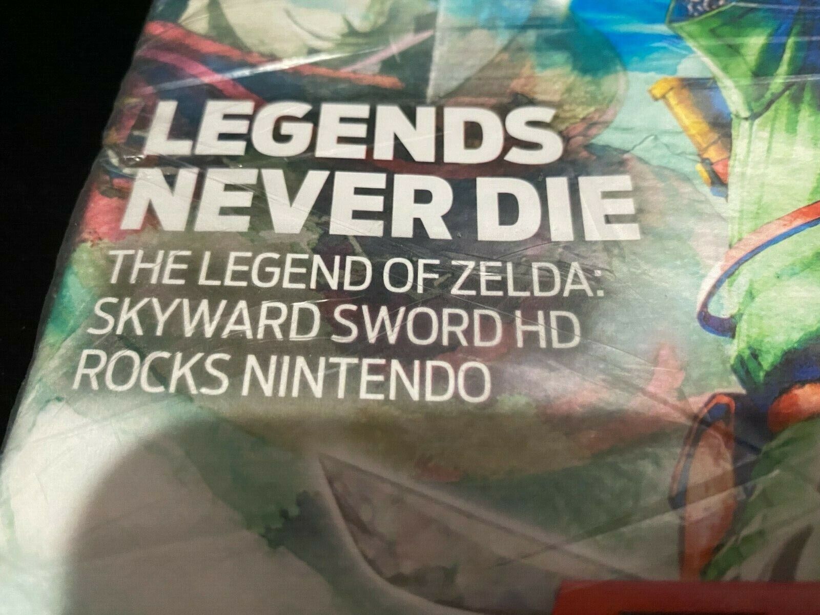 Legend of Zelda Skyward Sword Walmart Game Center Geek Magazine w