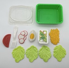 McDonalds Garden Saled Fisher Price vintage toys 1988 2163 COMPLETE Set w/Fork