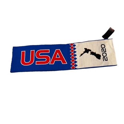 Official Team USA NWT Ruffneck Scarf 2020 BMW Motorrad GS Trophy Red White Blue
