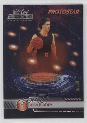 2021 Wild Card Alumination Protostar Orange /70 Josh Giddey #PS-5 Rookie RC 1k0s