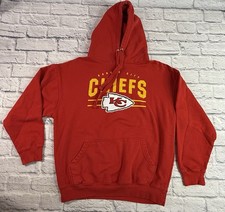 Kansas City Chiefs Hoodie Sz L NFL Football Super Bowl Champs Arrowhead Mahomes