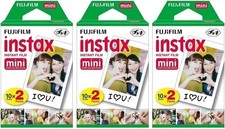 Fujifilm Instax Mini Instant Film 3 Twin Packs, 60 Total Pictures for...