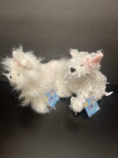 Ganz Webkinz Lot of 2 Yorkie  White Terrier Dog Puppy Plush w/ SEALED CODES