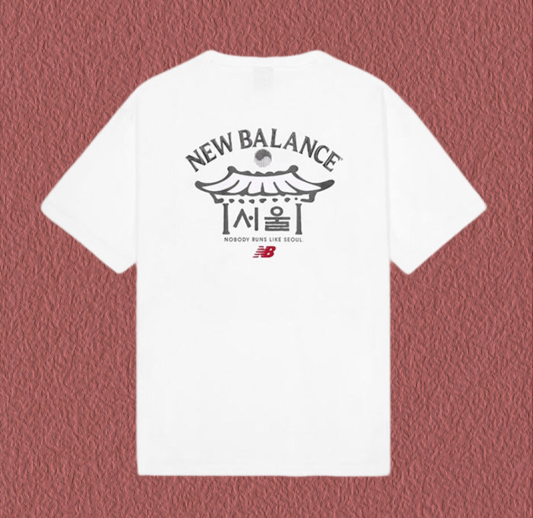 New Balance UNI Seoul Giwa Exclusive T-Shirts Casual Top Tee White NBNEG2A033 13390₽