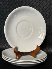 Lot Of 4 Royal Ironstone Johnson Bros England Saucers Lion Unicorn Mark 1880s